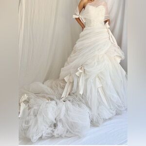2000s Ian Stuart Tulle and Silk Gown